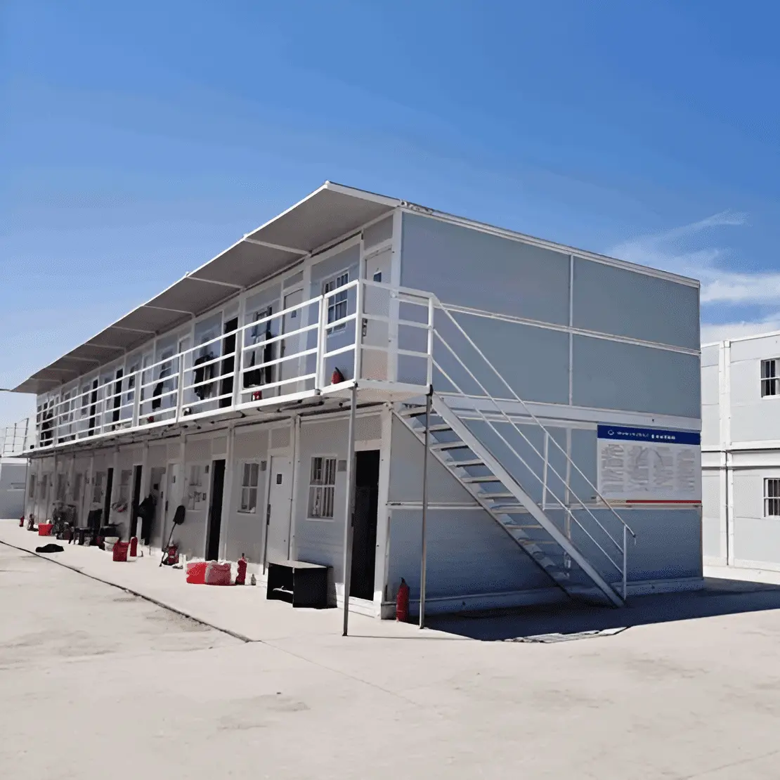 Casas container 2 andares, com isolamento térmico e isolamento acústico